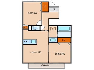 ラ　フォンテの物件間取画像